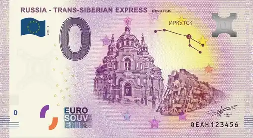 Billet 0€ RUSSIA - TRANS-SIBERIAN EXPRESSIRKUTSK