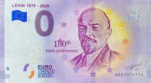Banconota da 0€ LENIN 1870 - 2020