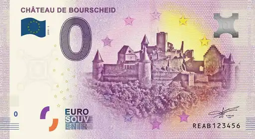 Billete de 0€ CHÂTEAU DE BOURSCHEID