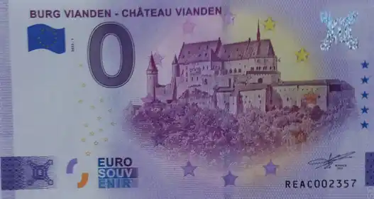 Billete de 0€ BURG VIANDEN - CHÂTEAU VIANDEN