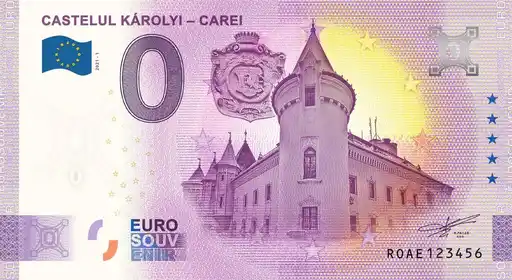 Banconota da 0€ CASTELUL KAROLYI - CAREI