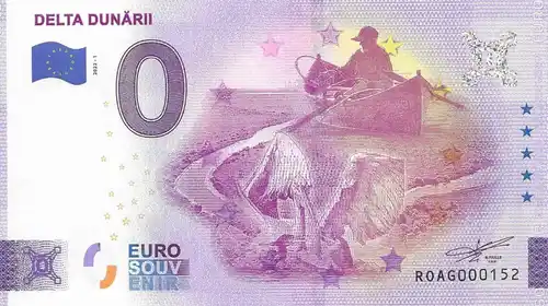 Banconota da 0€ DELTA DUNARII