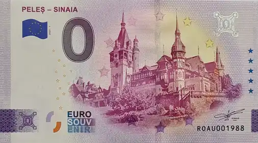 Banconota da 0€ PELES - SINAIA