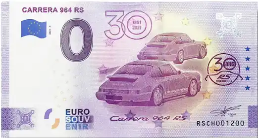 0€-Schein CARRERA 964 RS