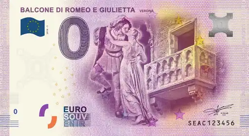 0€-Schein BALCONE DI ROMEO E GIULIETTAVERONA