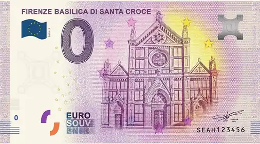 Billet 0€ FIRENZE BASILICA DI SANTA CROCE