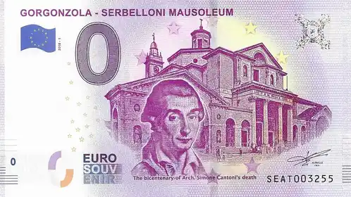 Billet 0€ GORGONZOLA - SERBELLONI MAUSOLEUM