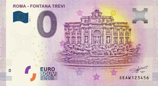 Billet 0€ ROMA - FONTANA TREVI
