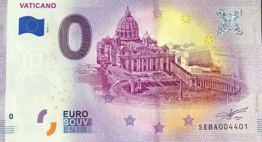 0€-Schein VATICANO