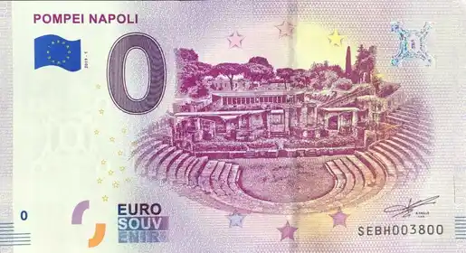 Banconota da 0€ POMPEI NAPOLI