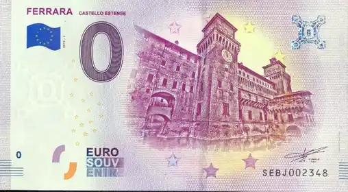Billete de 0€ FERRARA CASTELLO ESTENSE