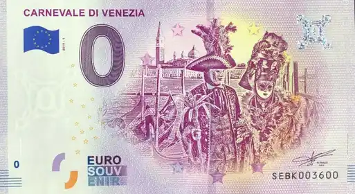 Billete de 0€ CARNEVALE DI VENEZIA