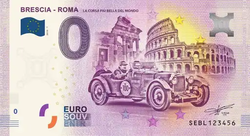 0€-Schein BRESCIA - ROMALA CORSA PIÙ BELLA DEL MONDO