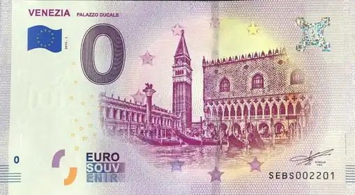 Billete de 0€ VENEZIA PALAZZO DUCALE