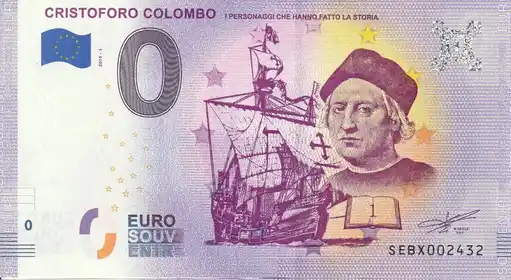 Billet 0€ CRISTOFORO COLOMBOI PERSONAGGI CHE HANNO FATTO LA STORIA