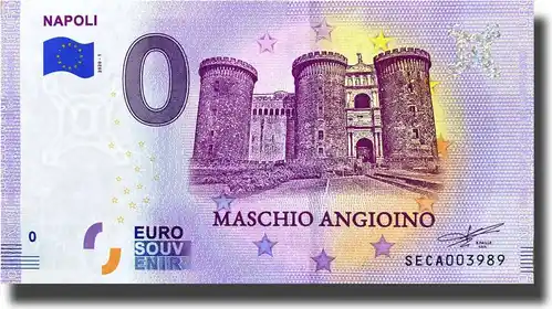 Banconota da 0€ NAPOLIMASCHIO ANGIOINO