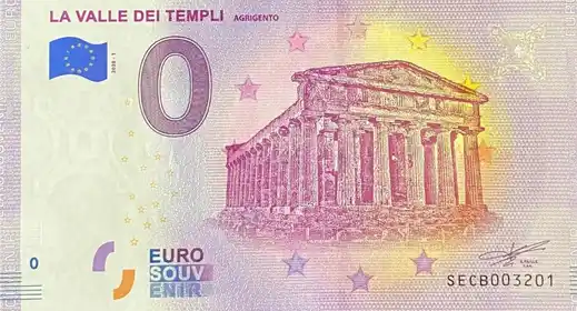 Billet 0€ LA VALLE DEI TEMPLIAGRIGENTO