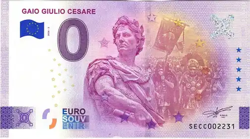 Banconota da 0€ GAIO GIULIO CESARE