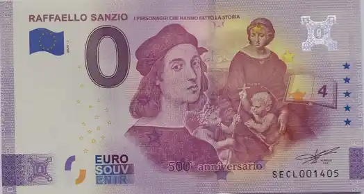 Billet 0€ RAFFAELLO SANZIOI PERSONAGGI CHE HANNO FATTO LA STORIA