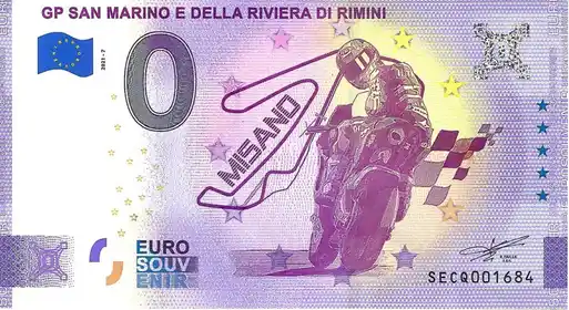 0€ banknote GP SAN MARINO E DELLA RIEVIERA DI RIMINI
