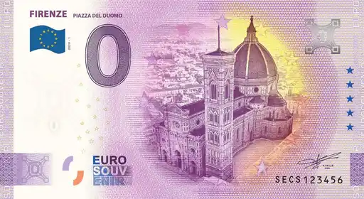 Billete de 0€ FIRENZEPIAZZA DEL DUOMO