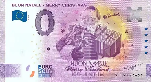 Billet 0€ BUON NATALE - MERRY CHRISTMAS