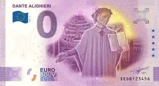 Billete de 0€ DANTE ALIGHIERI
