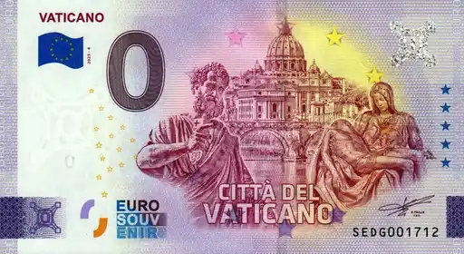 0€-Schein VATICANO
