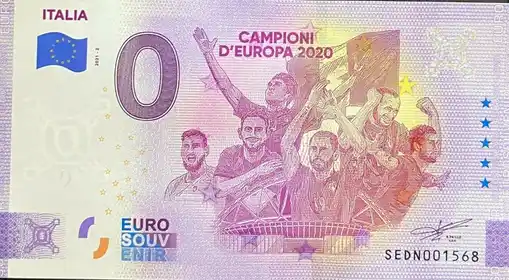 0€ banknote ITALIA