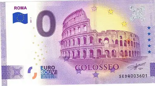 Banconota da 0€ ROMACOLOSSEO
