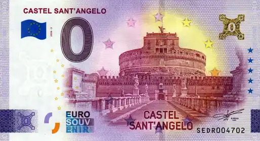 Banconota da 0€ CASTEL SANT'ANGELO