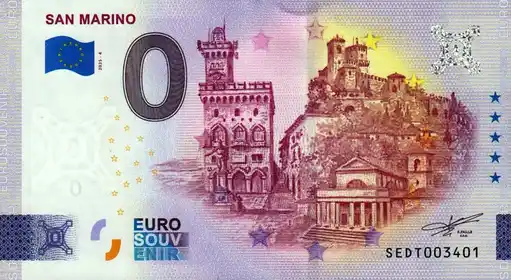 Billet 0€ SAN MARINO