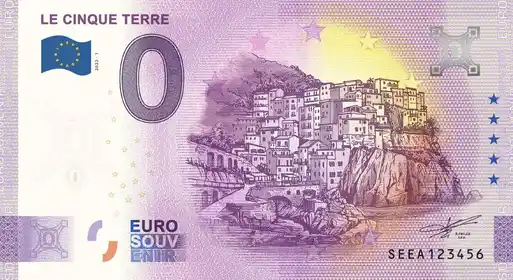 0€-Schein LE CINQUE TERRE