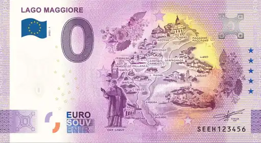 Billete de 0€ LAGO MAGGIORE