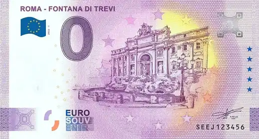 Billet 0€ ROMA - FONTANA DI TREVI