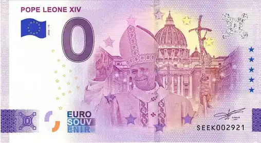 0€-Schein POPE LEONE XIV
