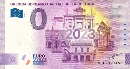 Billete de 0€ BRESCIA BERGAMO CAPITALE DELLA CULTURA