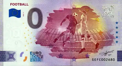 Billete de 0€ FOOTBALL