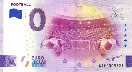 Billete de 0€ FOOTBALL