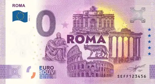Billete de 0€ ROMA