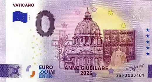 0€-Schein VATICANO
