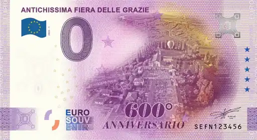 0€-Schein ANTICHISSIMA FIERA DELLE GRAZIE