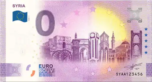 0€ banknote SYRIA