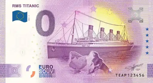0€-Schein RMS TITANIC