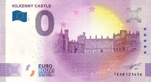 0€-Schein KILKENNY CASTLE