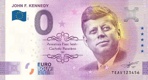 Banconota da 0€ JOHN F. KENNEDY