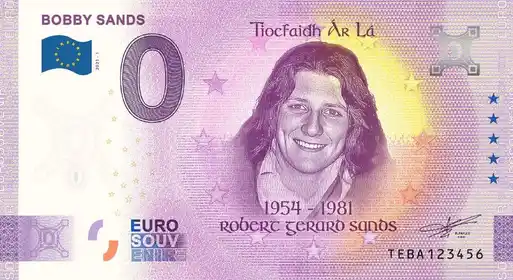 Billete de 0€ BOBBY SANDS