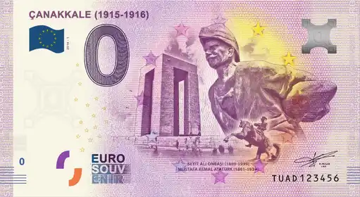 0€ banknote ÇANAKKALE (1915-1916)
