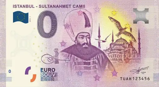 0€-Schein ISTANBUL - SULTANAHMET CAMII