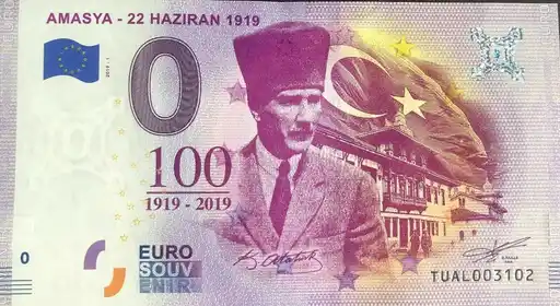 0€-Schein AMASYA - 22 HAZIRAN 1919